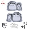 Superior Small Size Two Piece Double RV Sink