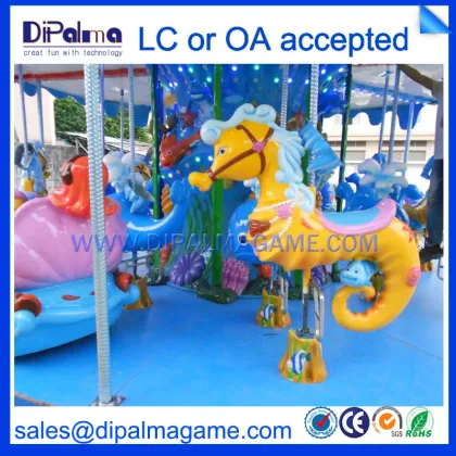 new outdoor amusement park ride OCEAN CAROUSEL 18P,used amusement park carousel