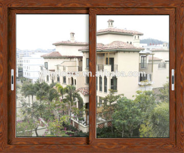 Large tempered glass sliding window design