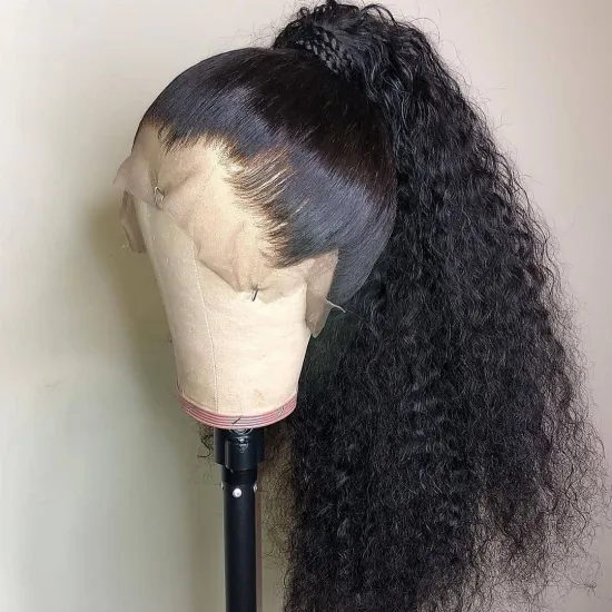 Hot Selling Hd Full 360 Swiss Lace Frontal Human Hair Wigs Mink Brazilian Cuticle Aligned  Pre Plucked  for black women In Stock