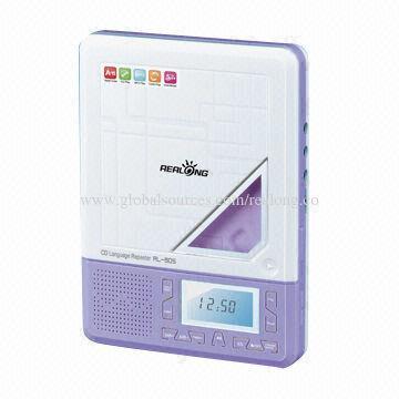 CD/USB/SD Card Player with Learning Language Function, 6V DC, 700mA Adapter