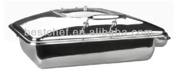 GN 1/1 Luxe chafing dish with glass window lid