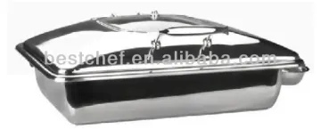 GN 1/1 Luxe chafing dish with glass window lid