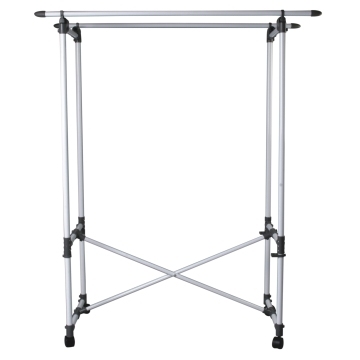 Collapsible Double-hang Garment Rack, High Quality Collapsible Double ...