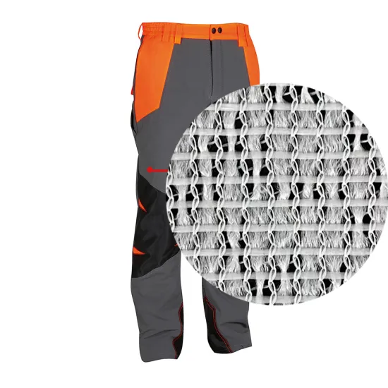 Custom 100% Polyester Lining Mesh Fabric for Anti-Cutting and Anti-Chainsaw Clothing