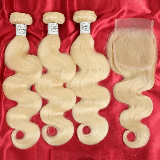 Wholesale Cuticle Aligend Color 613 Raw Virgin Indian Hair,Free Sample Human Hair Extension,613 Unprocessed Hair Vendors