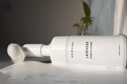 Private Label Natural Organic Lavender Extract Facial Foam Cleanser Calm Moisturizing Facial Cleanser (new)