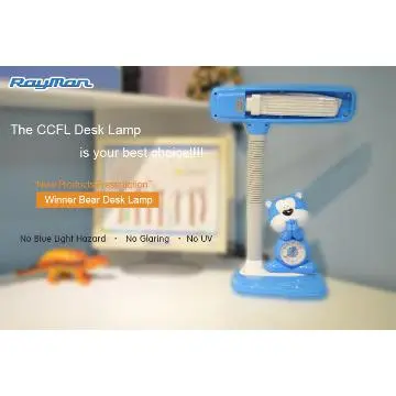 Plastic Cartoon Cute Bear Table Lamp