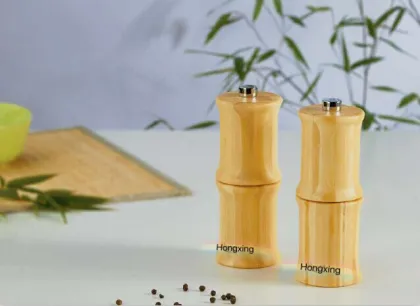 All kinds of Bamboo Salt and Pepper Mill
