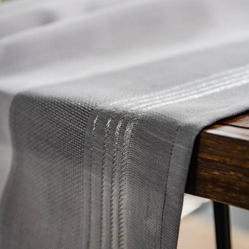 Faux -Leinenfaltenfest -Tischdecke für Rechtecktische