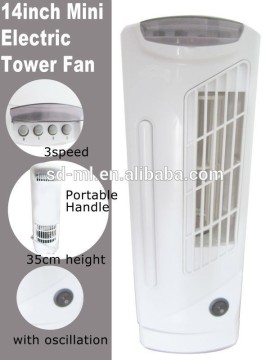 oscillation ABS plastic Tower fan 14''tower fan with fashion design