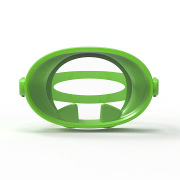 2023 New Frameless Diving Mask: Wide View Silicone Oval Snorkel Mask for Sea Freediving