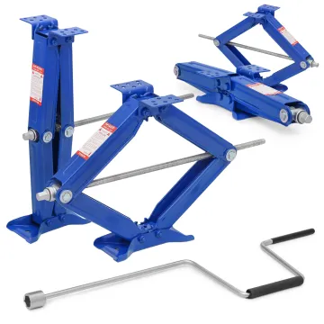 2 Ton Portable Steel Scissor Jack - Hydraulic Car Lifting Jack for Small Cars