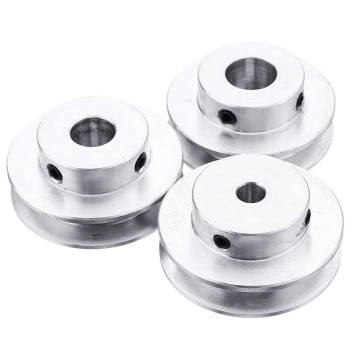 Kunststoff -Nylon -Bewegungsriemenscheibe Edelstahl Dual V Groove Widlerscheibe Linear Extrusion Scheibe Elektromotorscheibe Rad