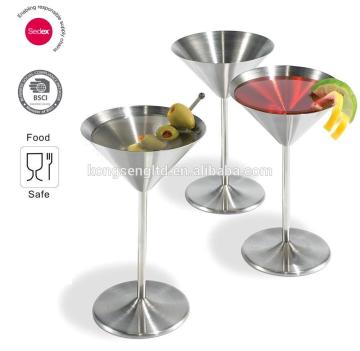 Stainless Steel Martini-cocktail Glass