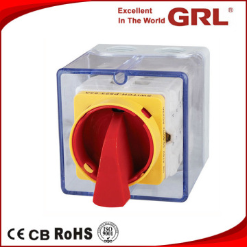 WP523 change over switch 63a water proof