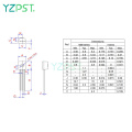 BT131 TO-92 triac with low holding and latching current