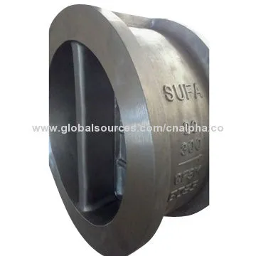 Dual Plate Wafer Check Valve, 20in,300LB,CF3M Body