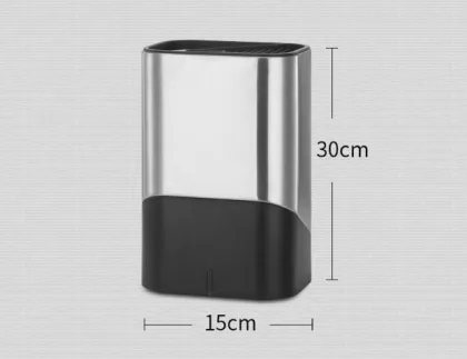 Stainless Steel Knife Block Holder Stand - Multifunctional Storage Knife Holder
