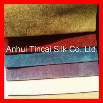 100% Polyester Knitted Micro Velour Fabric