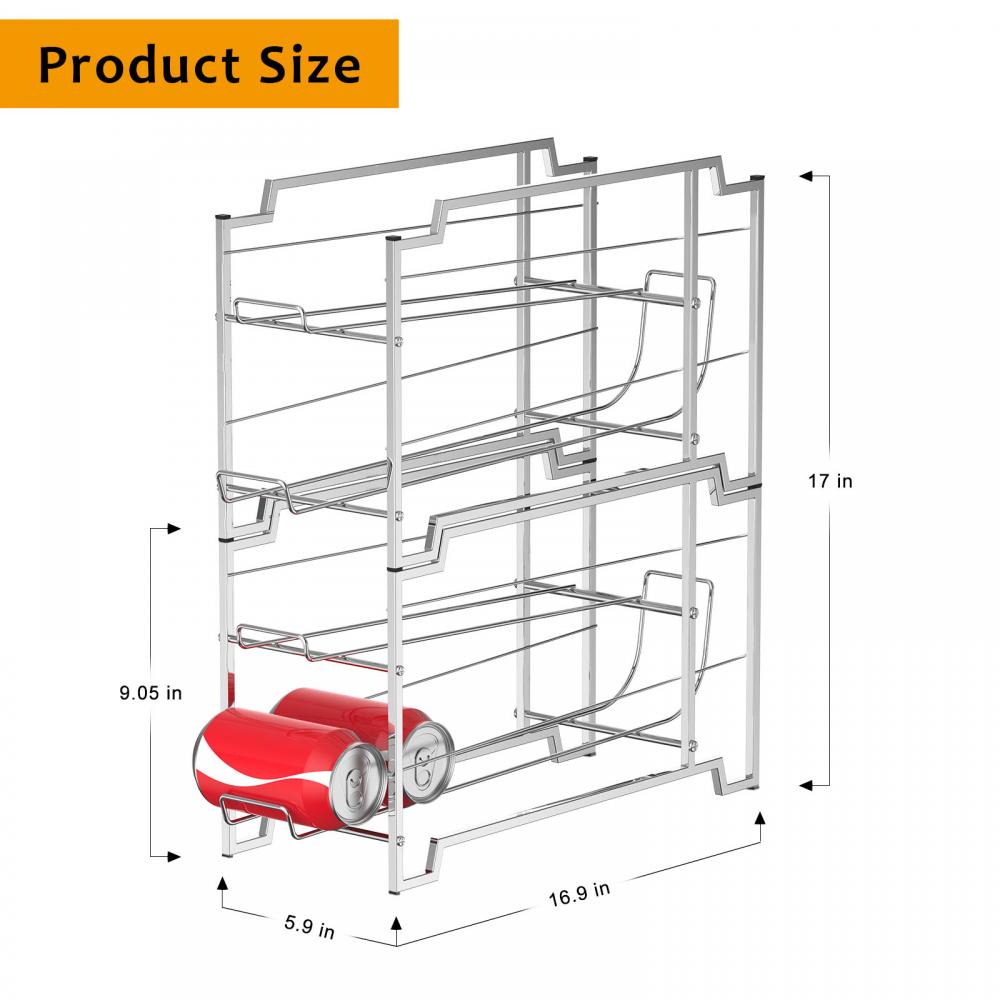 Free Standing Cola Can Rack