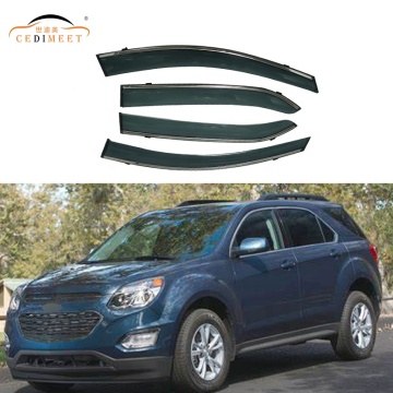 Chrome Trim Rain Guard for Equinox 2017 Exterior PC Material Sun Shade Visor