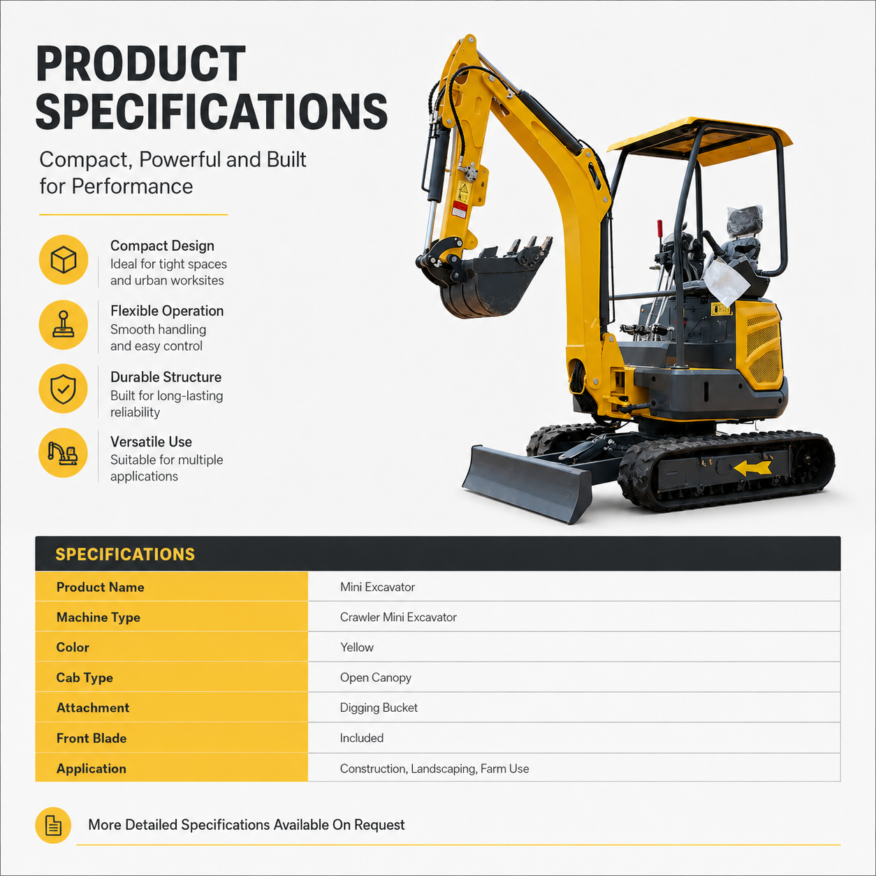 18F mini excavator 44