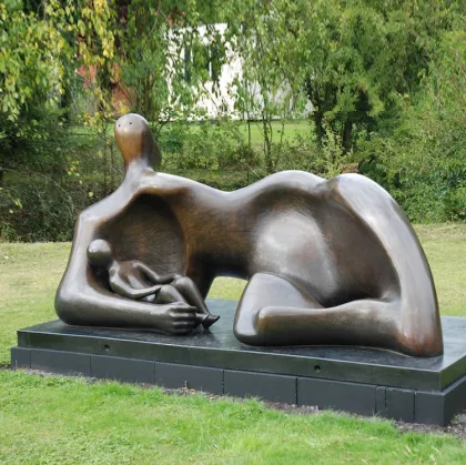 High quality bronze henry moore sculpture