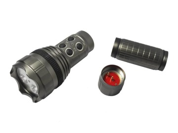 Multi-Functional LED Flashlight Torch SOS Strobe Flashlight Limelight