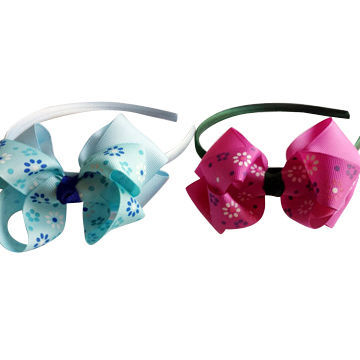 New arrival elegant unique fashion ribbon bowknot shape wholesale headbands, OEM/ODM orders welcome