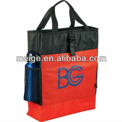 Quilted gym bags / red tote bags