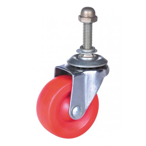 2 tums PP / PVC Swivel Caster ingen broms