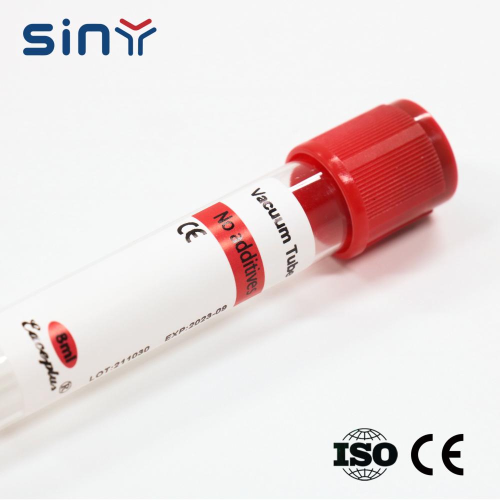 8 ml pas de tube de collecte de sang de vaccin additif