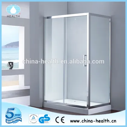 L shape sliding shower cubicles