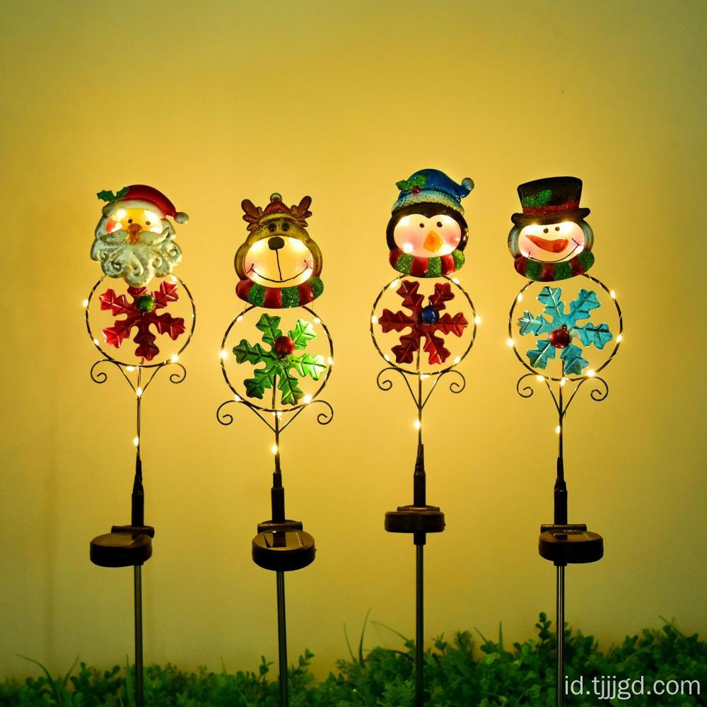 Lampu Halaman Natal Besi