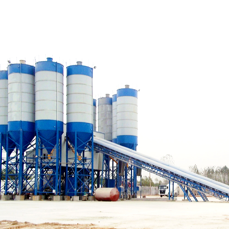 Belt conveyor HZS180 ready mixed concrete batching plant