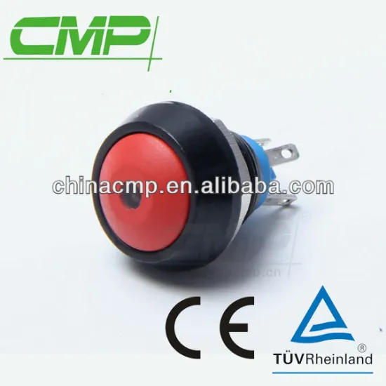CMP waterproof plastic 12mm small illuminated push button switch