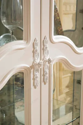 Wooden Living Room Furniture Royal Design Display Cabinet