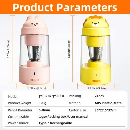 Fully Automatic Electric Pencil Sharpener USB Kids' Pencil Sharpener