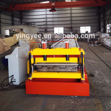 galvanized steel floor decking steel tile roll forming machine with PLC control system