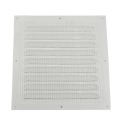 Grille de ventilation carrée en alliage d'aluminium