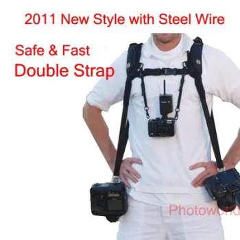 Strong durable double Camera strap