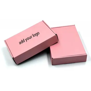 Hot Stamping Logo Black Corrugated Custom Packaging Hair Extension Box Valentines Boxes Custom Gift Package