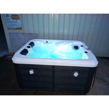 Bañera de hidromasaje casera independiente barata al aire libre del balneario de Whirlpool para 4