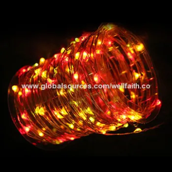 Popular LED Fairy Copper Wire String Lights, 6-24V Voltage, 0.6W Rated PowerNew