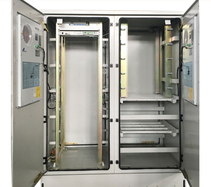 Racks de parede dupla gabinetes ao ar livre