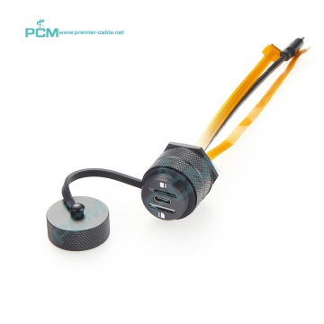 Waterproof IP67 3-in-1 USB3.1 Type C SD TF SIM Card MicroSIM NanoSIM MiniSIM Slot Extender Cable