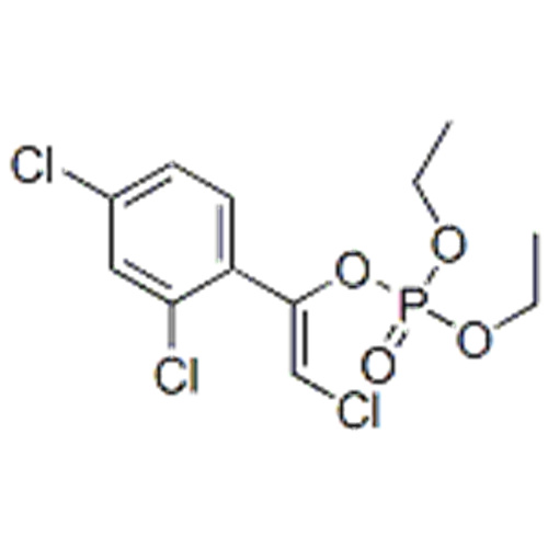 Nom: Acide phosphorique, ester (2 57275257,1Z) -2-chloro-1- (2,4-dichlorophényl) éthényl diéthylique CAS 18708-87-7
