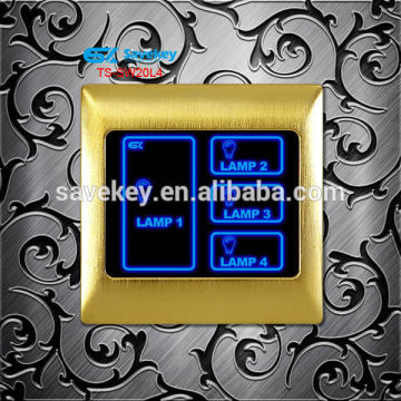 Modern good quality 1gang/2 gangs/3 gangs/4 gangs EU standard CE/ISO9001/CQC push button light switch plates