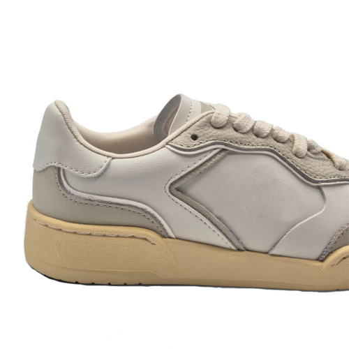 White Tie-on Sneakers Suitable for Any Occasion